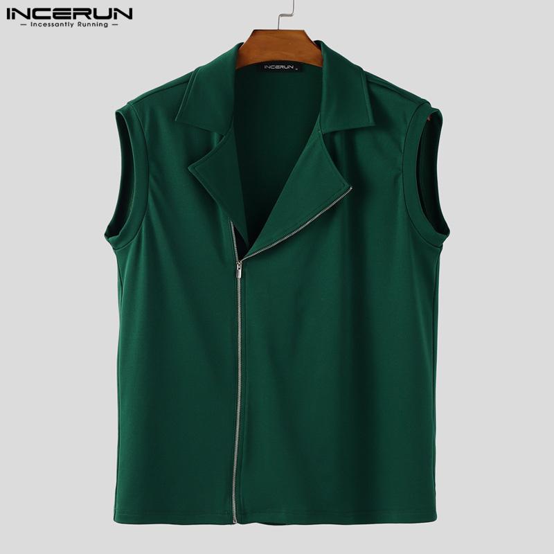 INCERUN Men Lapel Neck Sleeveless Zipper Thin Casual Sport Tanks Tops Vest 5XL абрикосовий
INCERUN Men Lapel Neck Sleeveless Zipper Thin Casual Sport Tanks Tops Vest 5XL абрикосовий