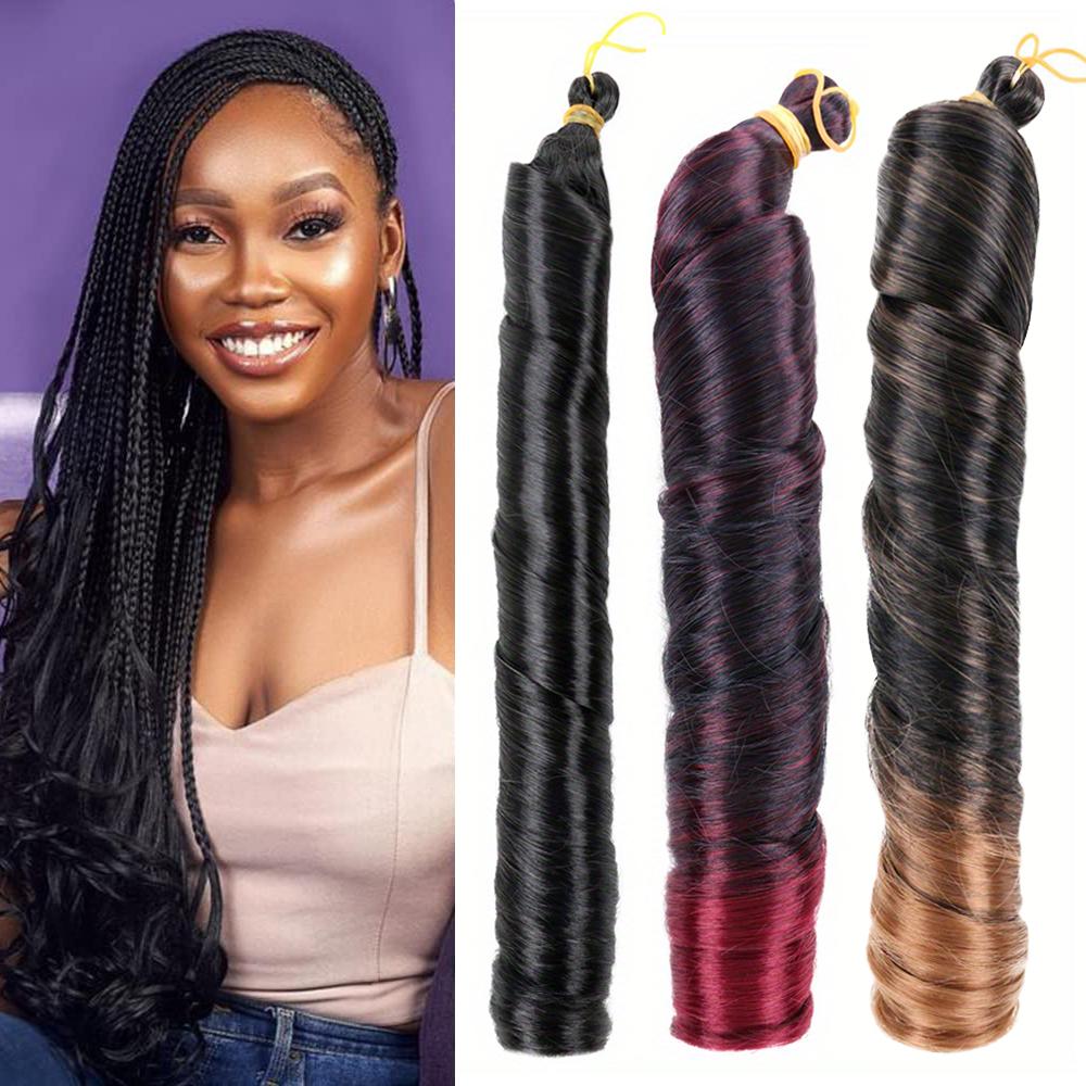 LISI HAIR Synthetic Long Curly Braiding Hair Extensions Natural Looking Crochet Wig For Women Cosplay Party Wear 55cm
LISI HAIR Synthetic Long Curly Braiding Hair Extensions Natural Looking Crochet Wig For Women Cosplay Party Wear 55cm