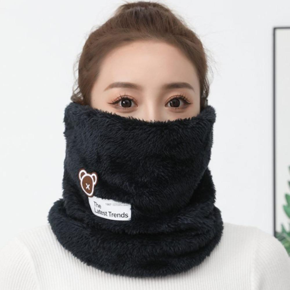 Soft Plush Cold-proof Collar Thick Face Cover New Warm Scarves Women Men чорний
Soft Plush Cold-proof Collar Thick Face Cover New Warm Scarves Women Men чорний