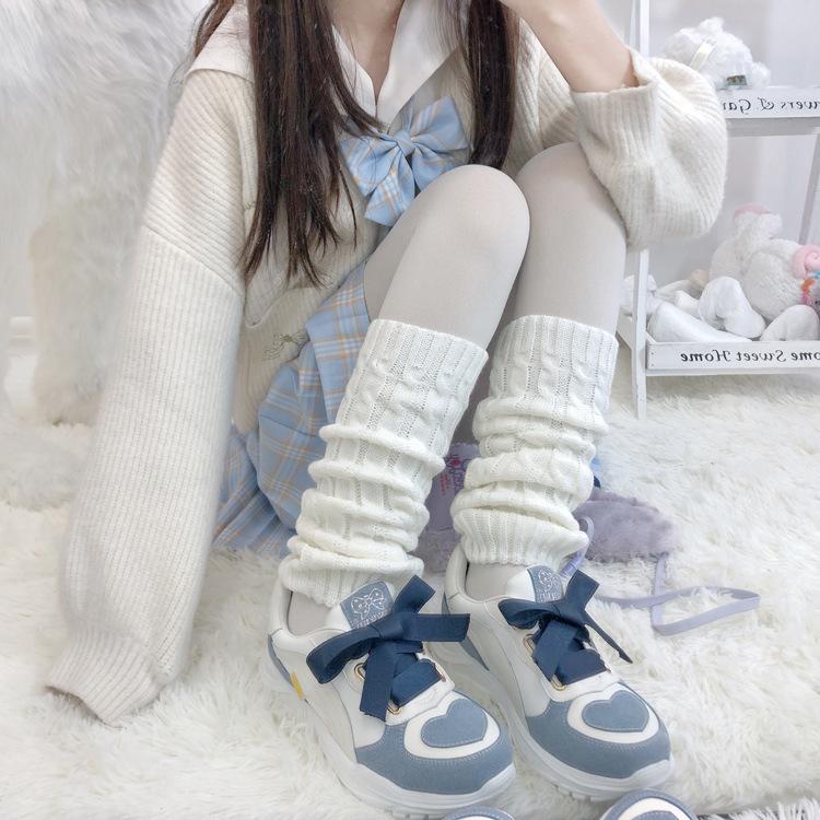 Japanese Style lolita Sweet and Soft Girl Pom-Pom Socks Lolita Knee Pads jk Mid-calf socks for autumn and winter Average Size
Japanese Style lolita Sweet and Soft Girl Pom-Pom Socks Lolita Knee Pads jk Mid-calf socks for autumn and winter Average Size