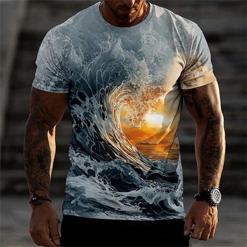 Men s T-Shirt3d Printing Ocean Graphic Short-Sleeved T-Shirt Round Neck Shirt Fashion Daily Party Street Casual Men s Clothing 6XL
Men s T-Shirt3d Printing Ocean Graphic Short-Sleeved T-Shirt Round Neck Shirt Fashion Daily Party Street Casual Men s Clothing 6XL