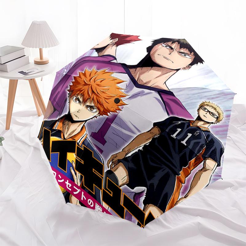 1pc Haikyuu! Inspired Umbrella Automatic Opening & Closing Portable 3-Fold Design 8-Rib Iron Frame Outdoor Perfect Gift for Fans Travel & Daily Use Fe
1pc Haikyuu! Inspired Umbrella Automatic Opening & Closing Portable 3-Fold Design 8-Rib Iron Frame Outdoor Perfect Gift for Fans Travel & Daily Use Fe