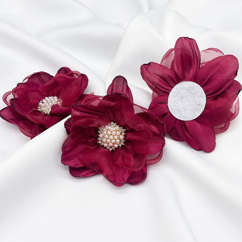 Hand-Beaded 3D Organza Flower Embellishments for DIY and Shoe Accessories
Hand-Beaded 3D Organza Flower Embellishments for DIY and Shoe Accessories