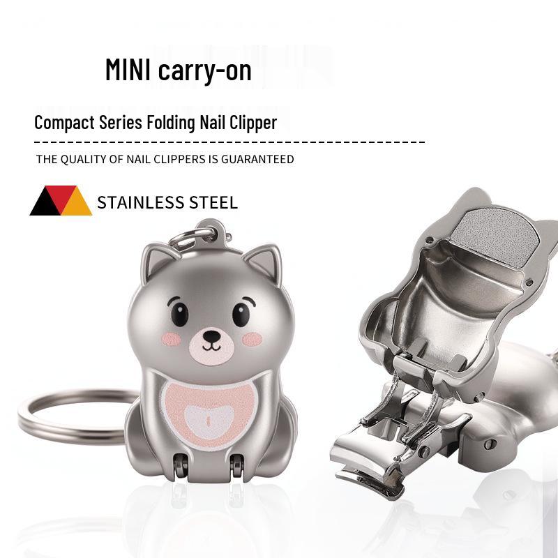 Sharp Portable Keychain Nail Clippers - Cat Design, Small Size (Set of 5) Champagne (Sealed Bag)
Sharp Portable Keychain Nail Clippers - Cat Design, Small Size (Set of 5) Champagne (Sealed Bag)