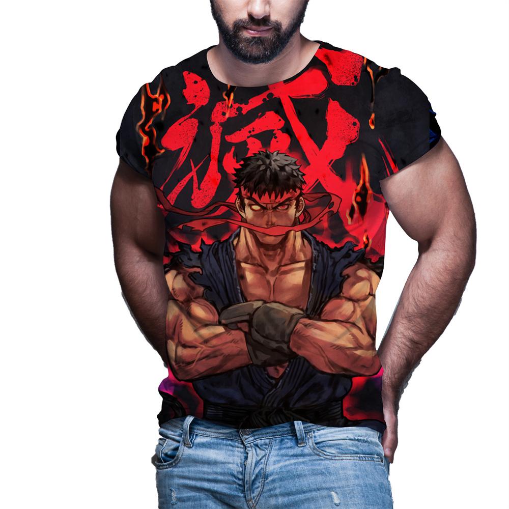 3D Printed Street Fighter Men Short Sleeved T-shirt, Round Neck Shirt, Cartoon T-shirt Plus Size XXS-6XL
3D Printed Street Fighter Men Short Sleeved T-shirt, Round Neck Shirt, Cartoon T-shirt Plus Size XXS-6XL