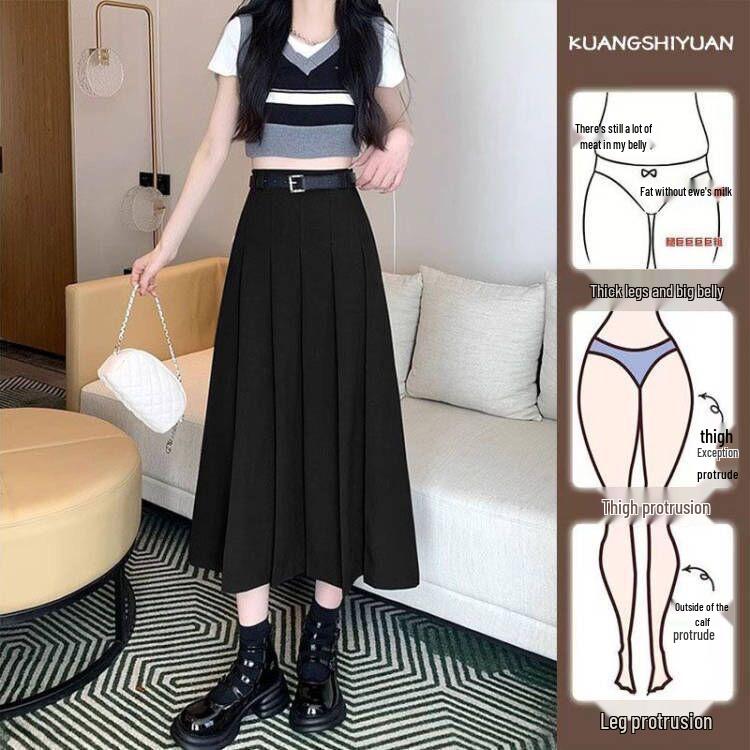 2024 Korean Style Black & Grey High Waist Pleated A-Line Skirt Dress M
2024 Korean Style Black & Grey High Waist Pleated A-Line Skirt Dress M
