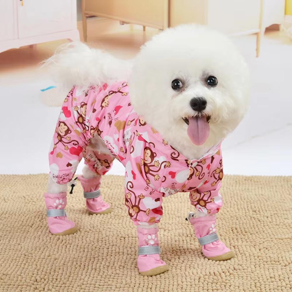 4pcs/set Waterproof Pet Dog Shoes Anti-slip Pet Rain Shoes Dog Socks Puppy Booties Outdoor M синій
4pcs/set Waterproof Pet Dog Shoes Anti-slip Pet Rain Shoes Dog Socks Puppy Booties Outdoor M синій