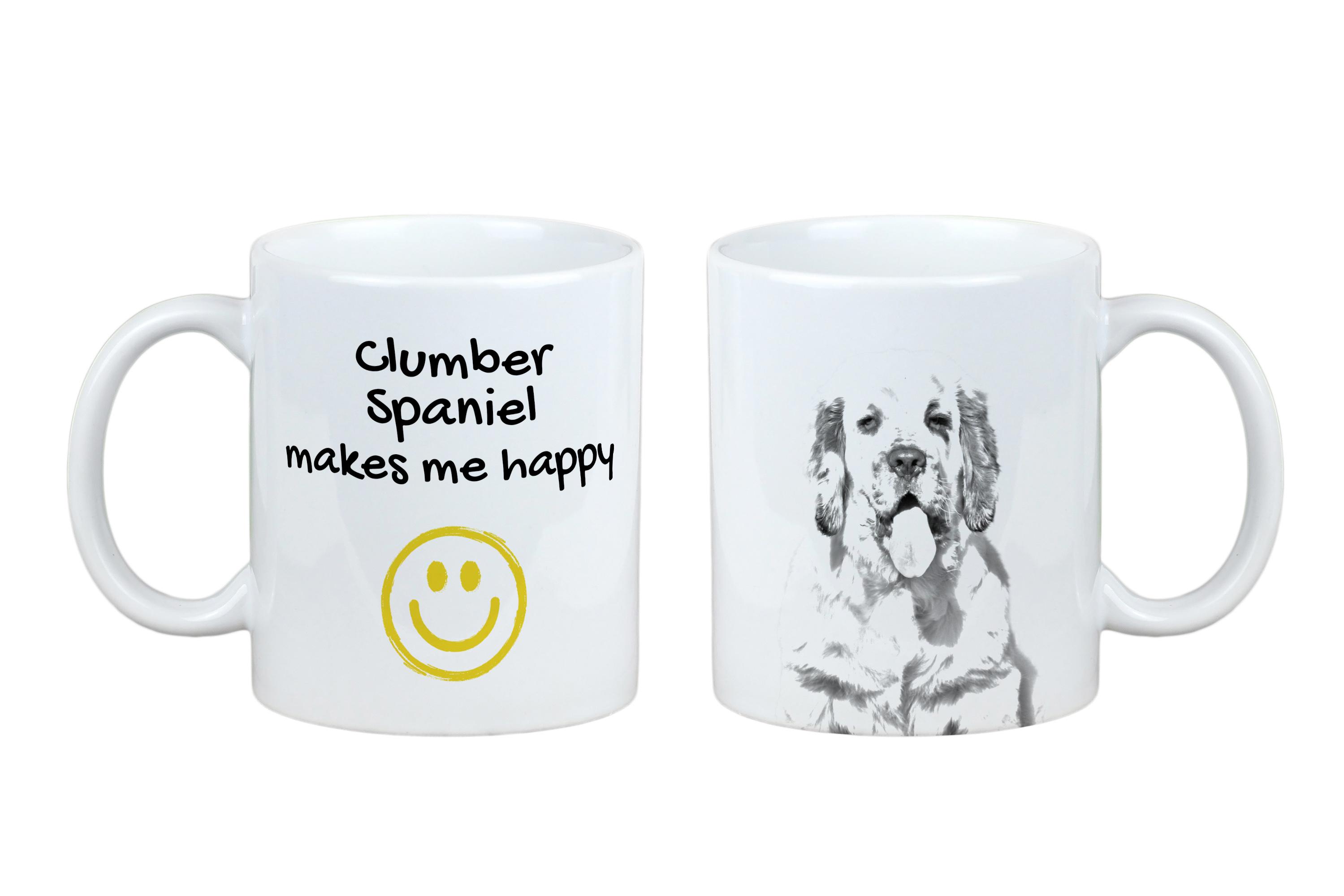 Clumber Spaniel - cup with a dog, cheerful cup for a dog lover, personalized gift from the Art-Dog brand білий
Clumber Spaniel - cup with a dog, cheerful cup for a dog lover, personalized gift from the Art-Dog brand білий