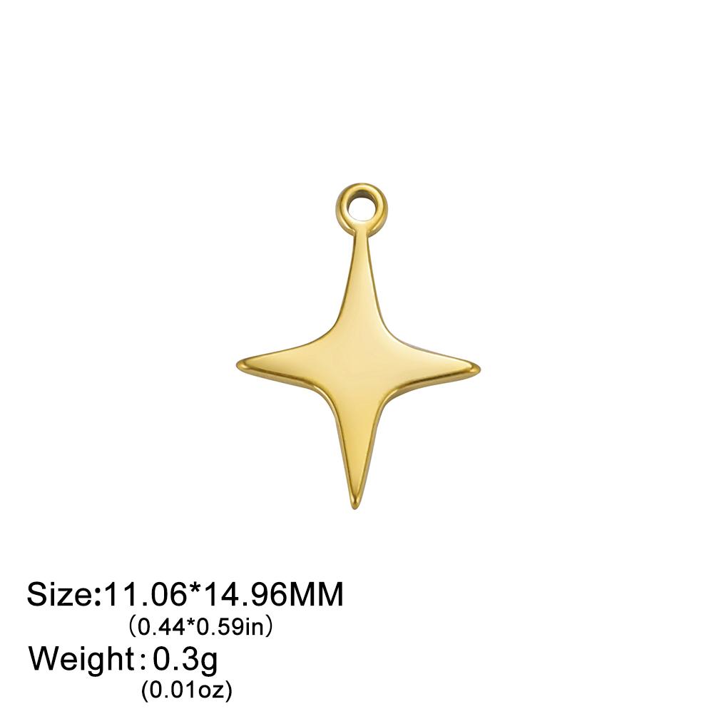 5pcs Minimal Stainless Steel Star Charms Pendant DIY Necklace Earrings Bracelets Jewelry Making Accessories
5pcs Minimal Stainless Steel Star Charms Pendant DIY Necklace Earrings Bracelets Jewelry Making Accessories
