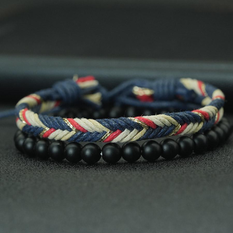 Noter New Bohemia Bracelet Set Hombre Handmade Braided String Charm Braslet Men Versatile Accessories 6 Colors Available Homme
Noter New Bohemia Bracelet Set Hombre Handmade Braided String Charm Braslet Men Versatile Accessories 6 Colors Available Homme