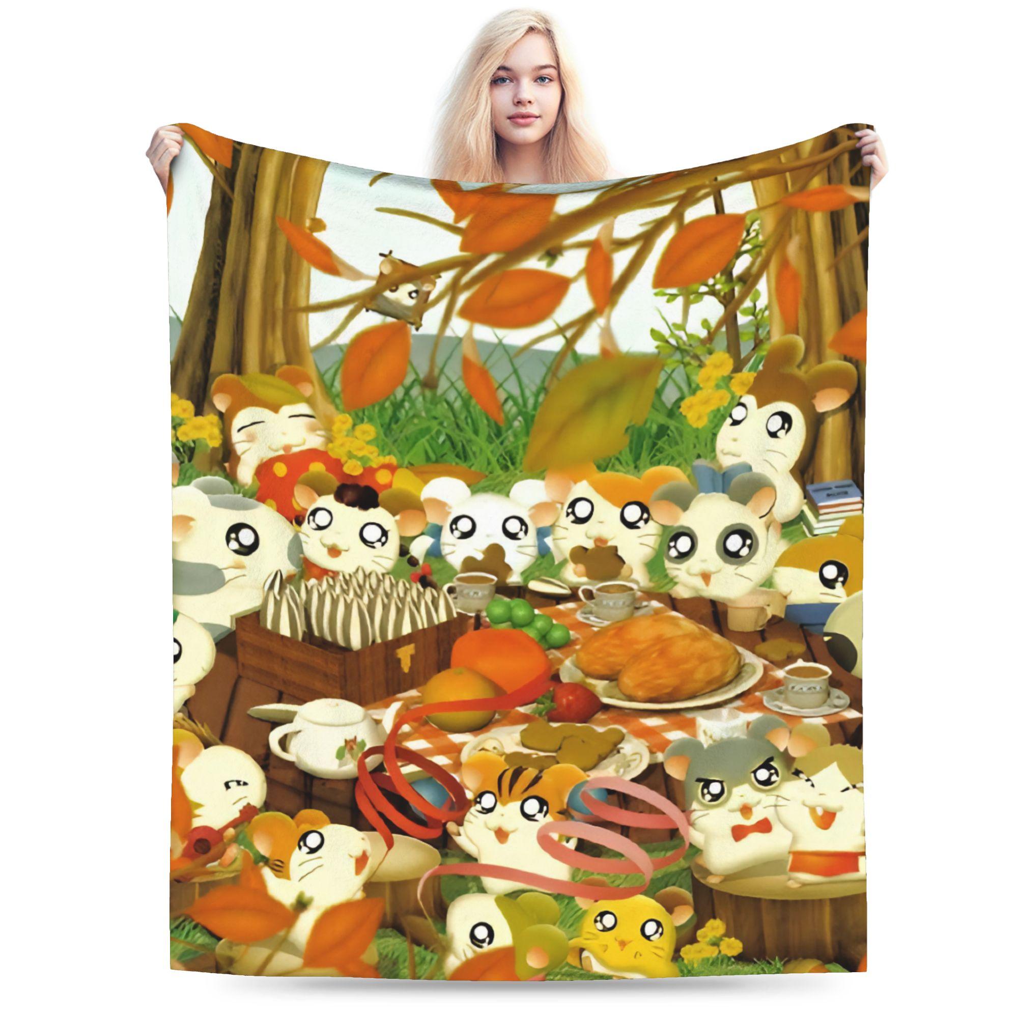 Cute Hamtaro Plush Blanket Kids Flannel Throw Blanket For Couch Chair Soft Design Quality Bedspread Gift Idea 75x90cm
Cute Hamtaro Plush Blanket Kids Flannel Throw Blanket For Couch Chair Soft Design Quality Bedspread Gift Idea 75x90cm