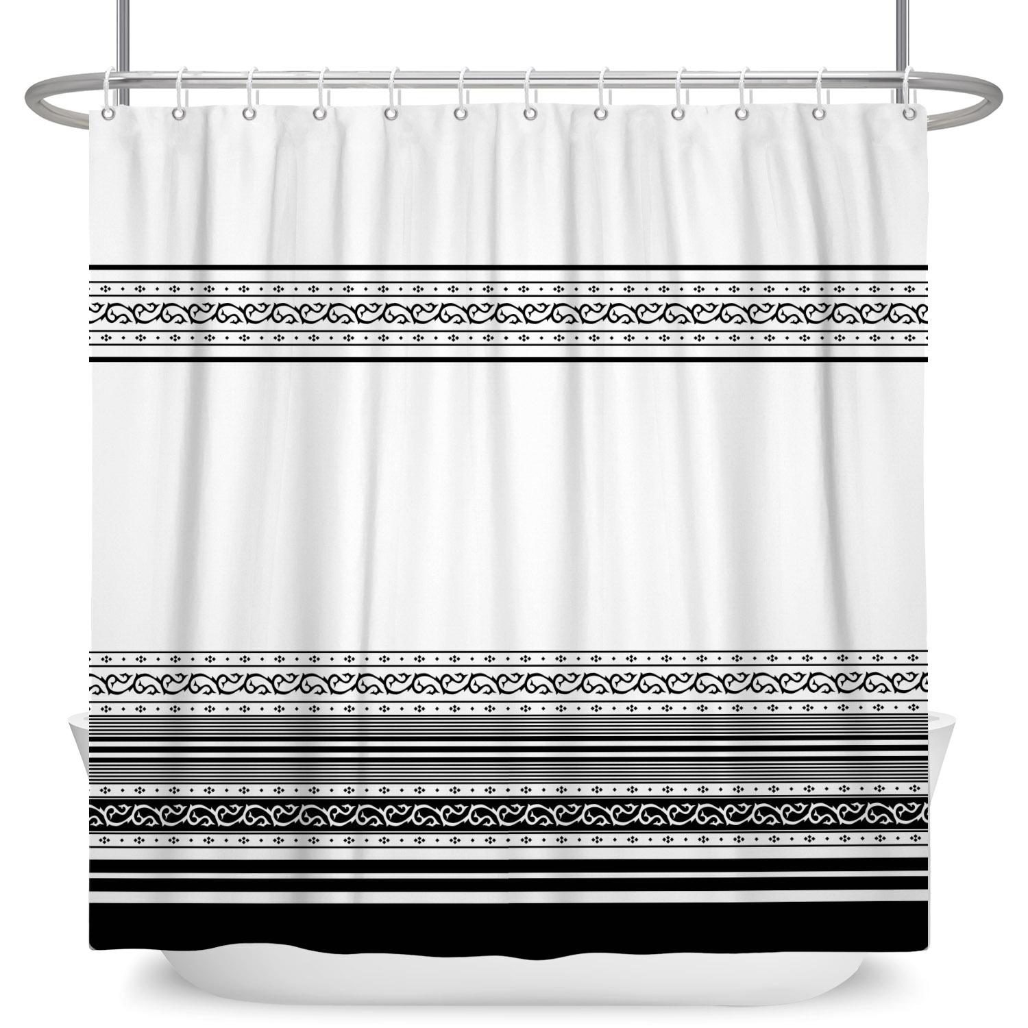 Blue Grey Gradient Texture Shower Curtain Waterproof Bath Curtain Bathroom Decor Nautical Inspired Polyester Fabric With Hooks W60H190(CM)-1 Pcs
Blue Grey Gradient Texture Shower Curtain Waterproof Bath Curtain Bathroom Decor Nautical Inspired Polyester Fabric With Hooks W60H190(CM)-1 Pcs