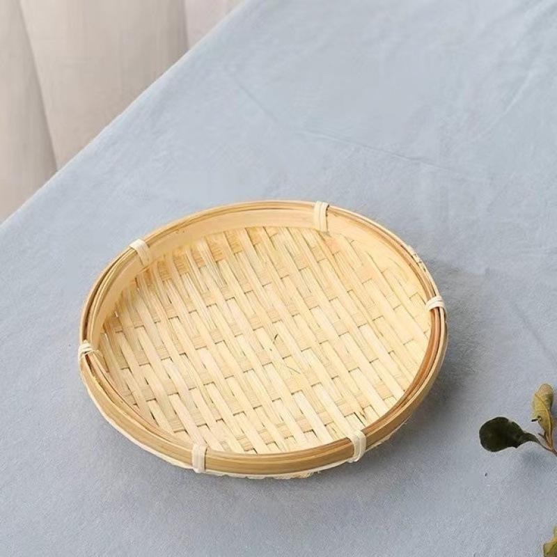 Bamboo Weaving Round Winnowing Basket with Net - Fly & Insect Proof, Breathable Storage for Steamed Buns.
Bamboo Weaving Round Winnowing Basket with Net - Fly & Insect Proof, Breathable Storage for Steamed Buns.