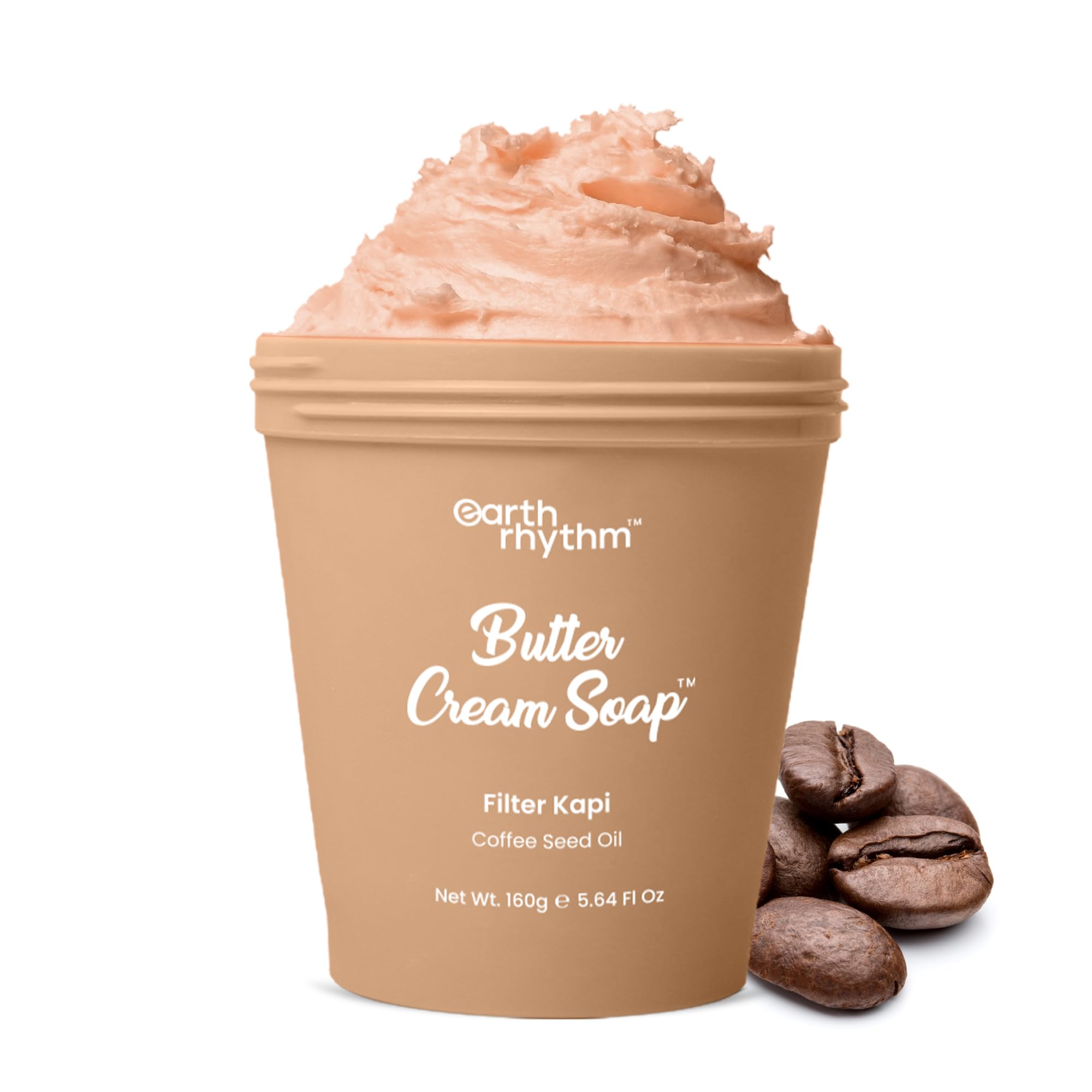 Earth Rhythm Butter Cream Soap, 48H Moisture, Gentle Cleanse, No Sulphates, No Phthalates - Filter Kapi
Earth Rhythm Butter Cream Soap, 48H Moisture, Gentle Cleanse, No Sulphates, No Phthalates - Filter Kapi