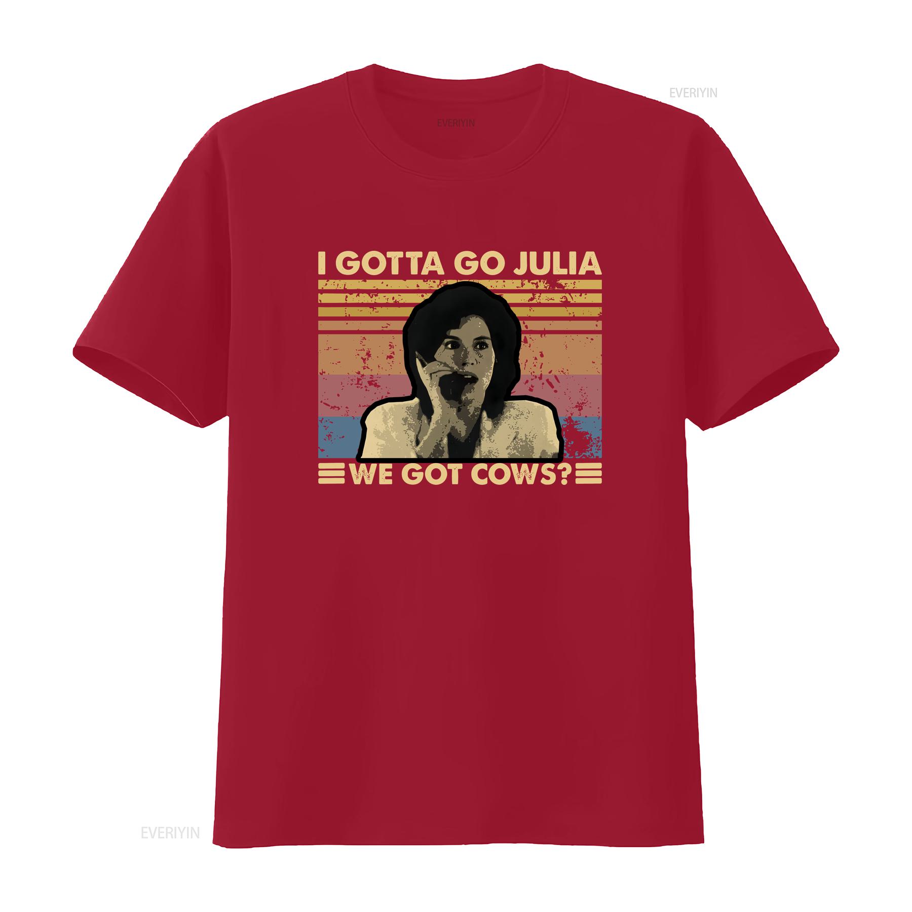 I Gotta Go Julia We Got Cows Vintage Retro T Shirt SweaT vintage Washed Top For Everyday Wear Versatile designer clothes Soft S
I Gotta Go Julia We Got Cows Vintage Retro T Shirt SweaT vintage Washed Top For Everyday Wear Versatile designer clothes Soft S