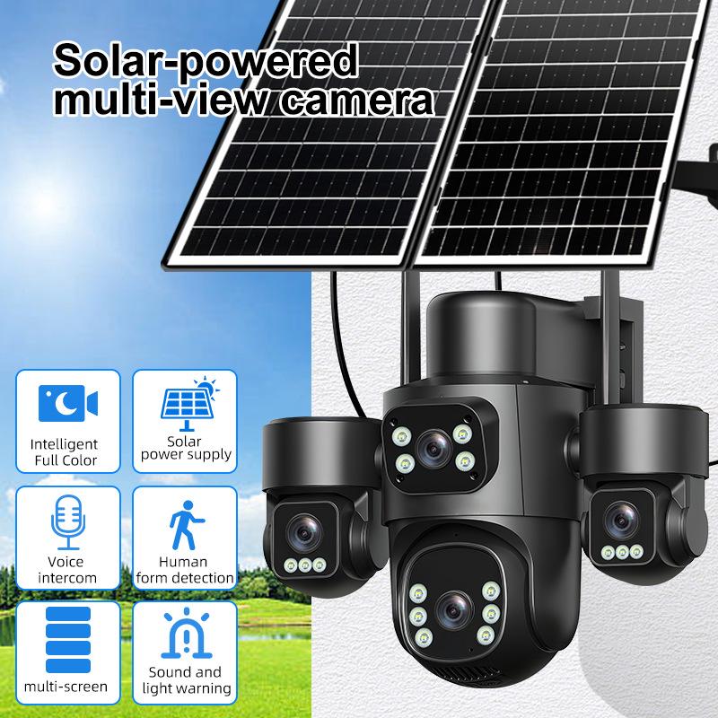 HiEasy 8MP HD Outdoor Wireless WiFi Solar Camera with Four Lenses 4G Asia-Pacific Version English No Memory
HiEasy 8MP HD Outdoor Wireless WiFi Solar Camera with Four Lenses 4G Asia-Pacific Version English No Memory