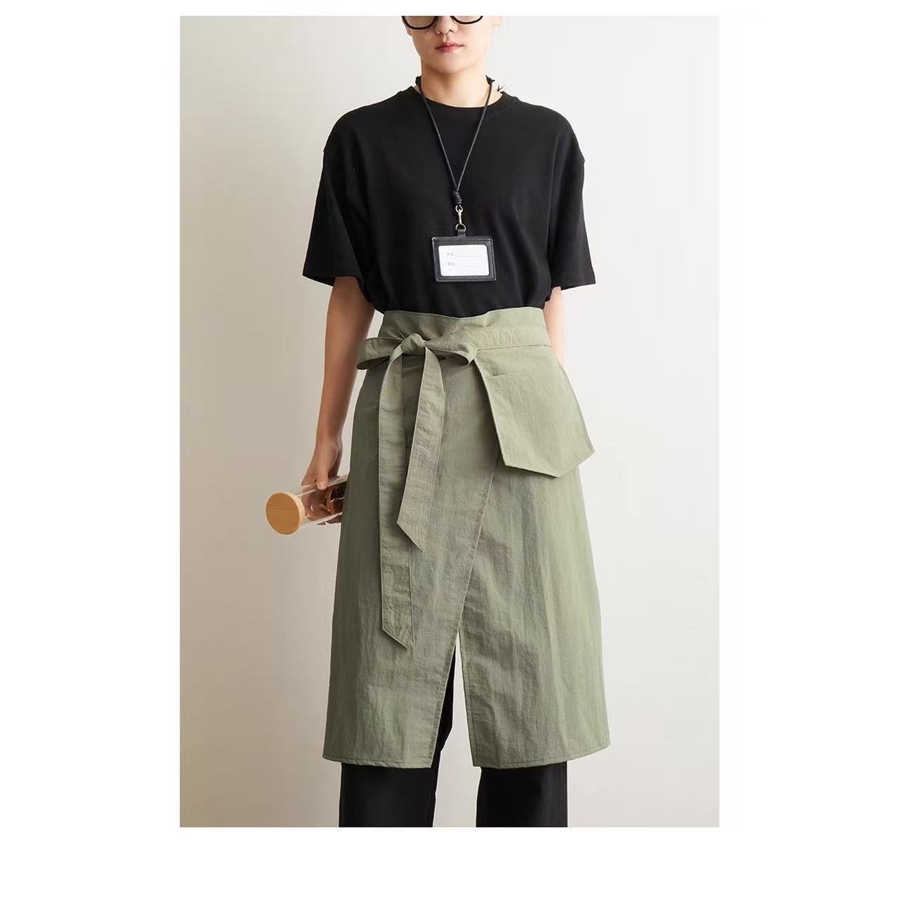 Half-length apron thin anti-splashing Chinese restaurant hot pot coffee shop working waiter армія зелений колір
Half-length apron thin anti-splashing Chinese restaurant hot pot coffee shop working waiter армія зелений колір