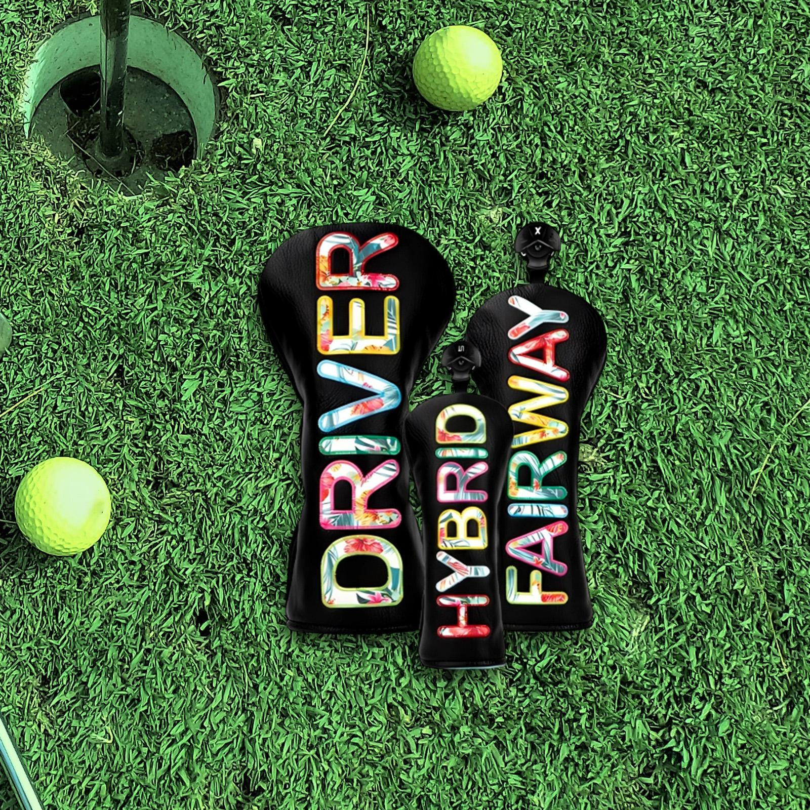 3 Pieces Golf Wood Covers Headcovers Driver Hybrid Long Neck Golfer Gift PU Leather Club Head
3 Pieces Golf Wood Covers Headcovers Driver Hybrid Long Neck Golfer Gift PU Leather Club Head