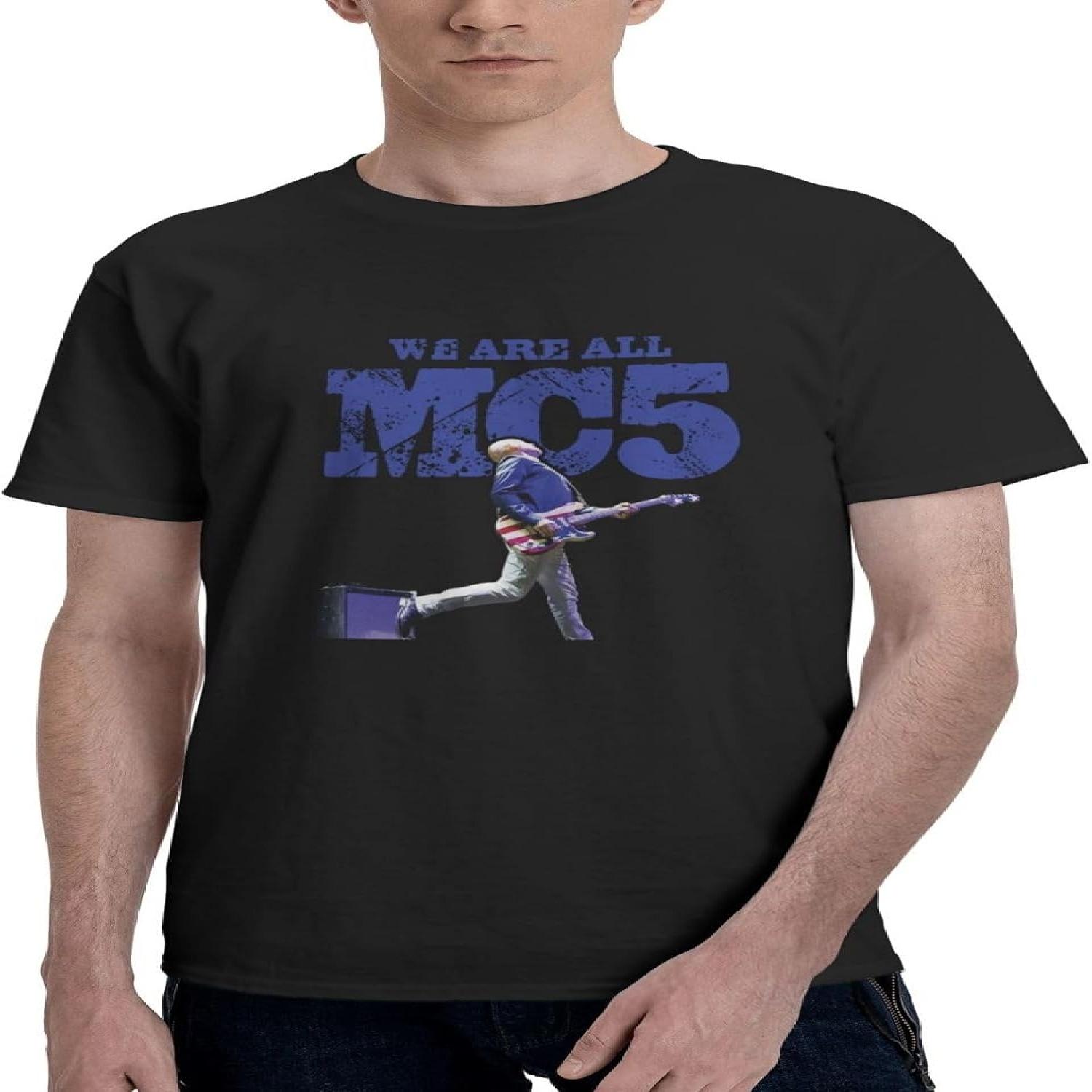 ktfvgng Mc5 Men s Short Sleeve T-Shirt Cotton Crewneck Pullover Tee Casual Sport Tops Workout Undershirts(1) XXXXXL чорний
ktfvgng Mc5 Men s Short Sleeve T-Shirt Cotton Crewneck Pullover Tee Casual Sport Tops Workout Undershirts(1) XXXXXL чорний