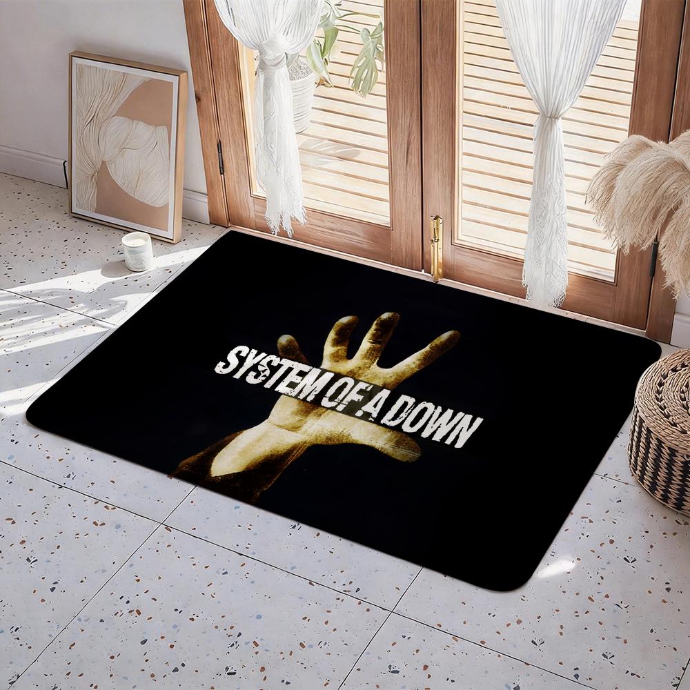 S System of a DownS cool Rock Floor Mat Eco Flannel Doormat Non Slip Odorless Indoor Floor Rug Soft Short Plush Home Mat 50x80cm
S System of a DownS cool Rock Floor Mat Eco Flannel Doormat Non Slip Odorless Indoor Floor Rug Soft Short Plush Home Mat 50x80cm