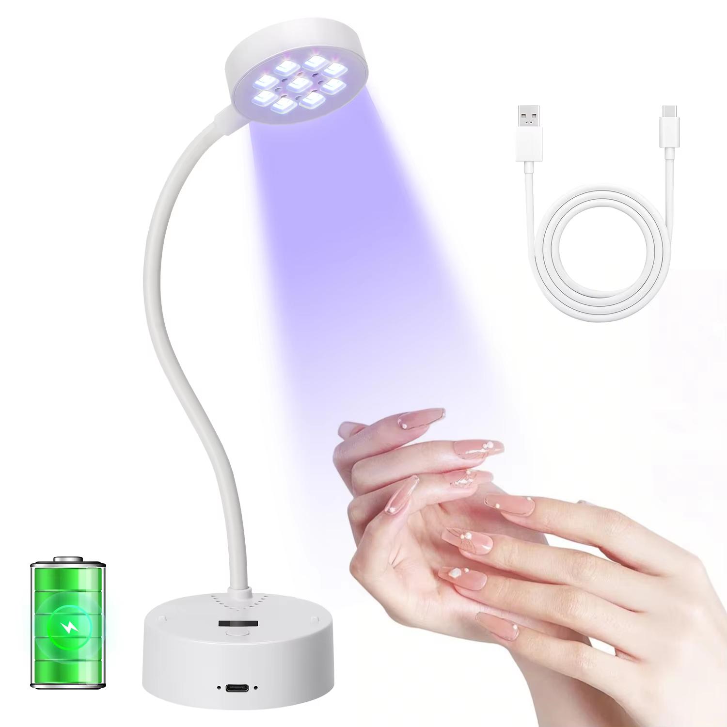 UV LED Nail Polish Dryer Rechargeable Eye Protection Nail Polish Gel Quick Dryer Lamp 360° Flexible Hose Ultra-long Battery Life белый
UV LED Nail Polish Dryer Rechargeable Eye Protection Nail Polish Gel Quick Dryer Lamp 360° Flexible Hose Ultra-long Battery Life белый