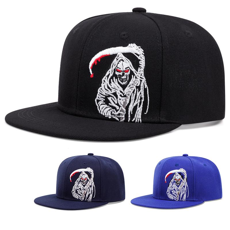 New Fashion Death Scythe Embroidery Men Women Baseball Caps Hip Hop Sports Casual Trucker Caps Snapback Hat Outdoor Sun Hat Adjustable синій
New Fashion Death Scythe Embroidery Men Women Baseball Caps Hip Hop Sports Casual Trucker Caps Snapback Hat Outdoor Sun Hat Adjustable синій