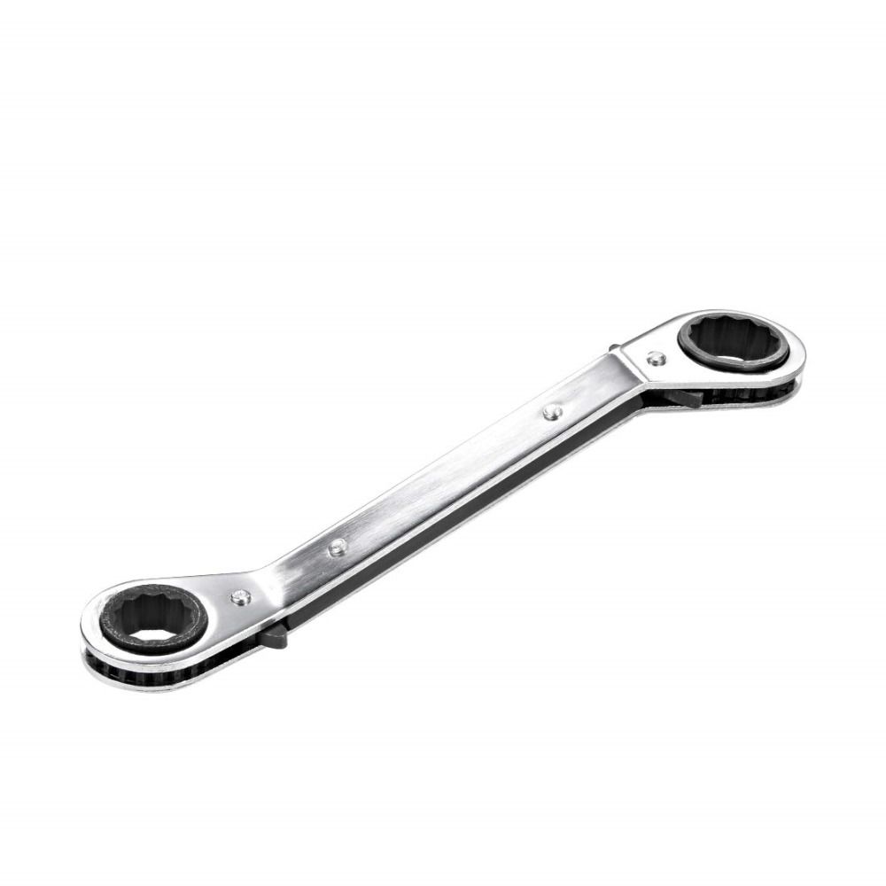 Silver Reversible Ratcheting Wrench 17-19mm Double Box End Spanner Wrench DIY Hand-Making
Silver Reversible Ratcheting Wrench 17-19mm Double Box End Spanner Wrench DIY Hand-Making