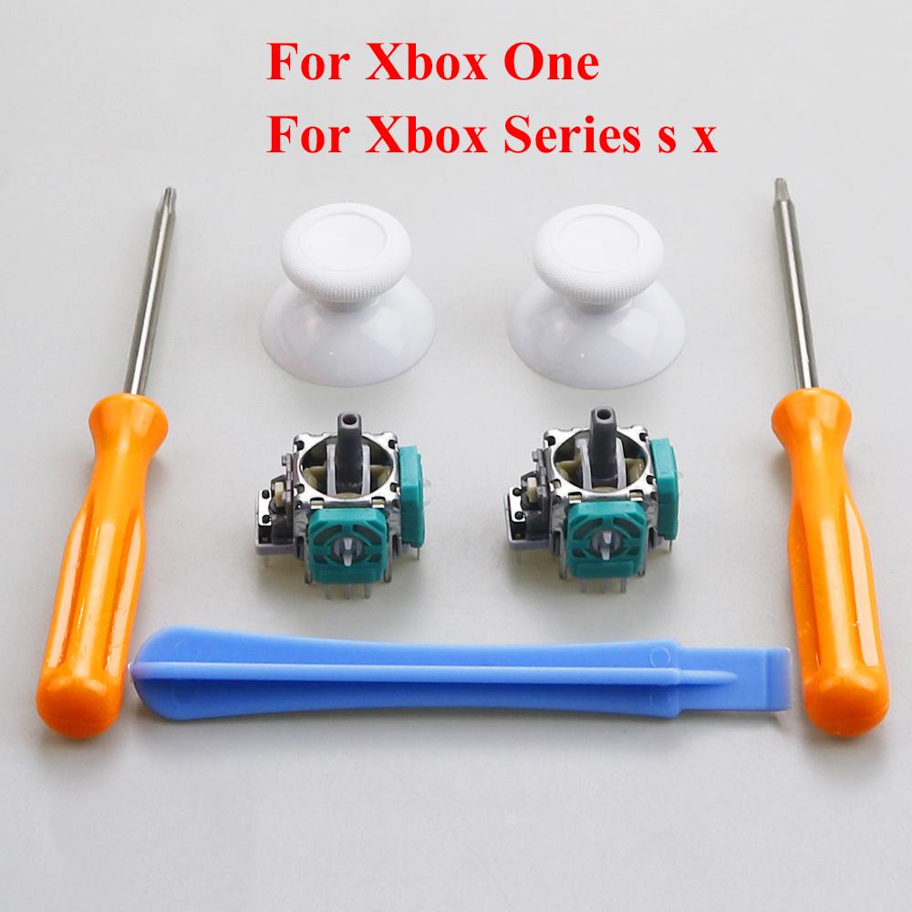 1Set Joystick Replacement Kits for Xbox Series X/S Xbox One Controller with T6/T8 Screwdriver 3D Analog Thumbstick Repair Kit
1Set Joystick Replacement Kits for Xbox Series X/S Xbox One Controller with T6/T8 Screwdriver 3D Analog Thumbstick Repair Kit