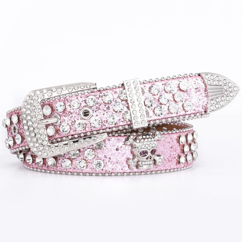 Three-piece set of buckles, rhinestone-encrusted belt, women s easiest for match decoration, skull sequin belt with pants 115cm рожевий
Three-piece set of buckles, rhinestone-encrusted belt, women s easiest for match decoration, skull sequin belt with pants 115cm рожевий