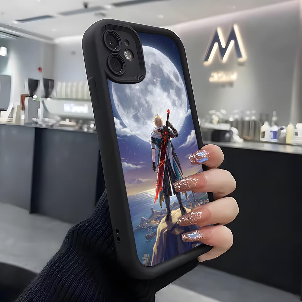 Varka Genshin Impact Phone Case For IPhone Air 17 Pro Max 16 E 15 14 Pro Max 13 12 11 Mini Plus Soft Silicone Black Cover iPhone17 Pro Max
Varka Genshin Impact Phone Case For IPhone Air 17 Pro Max 16 E 15 14 Pro Max 13 12 11 Mini Plus Soft Silicone Black Cover iPhone17 Pro Max