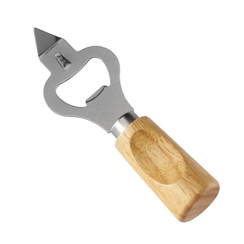 Stainless Steel & Rubber Wood Multifunctional Wine and Beer Bottle Opener
Stainless Steel & Rubber Wood Multifunctional Wine and Beer Bottle Opener