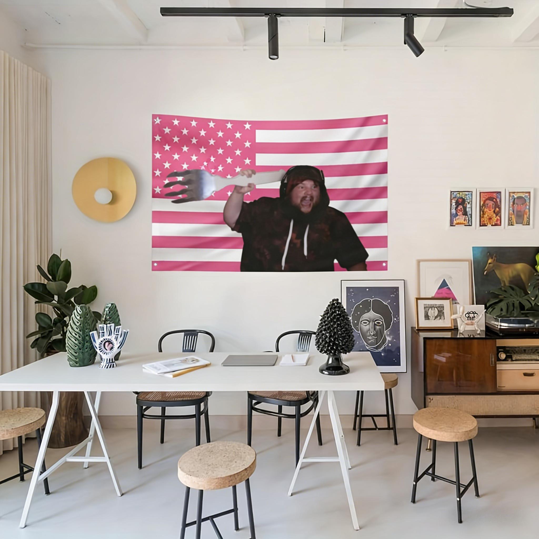 1pc Caseoh Pink American Flag Tapestry Banner 4 Eyelets WeatherResistant Indoor Outdoor Decor Christmas Gift 74x94cm(29x37in)
1pc Caseoh Pink American Flag Tapestry Banner 4 Eyelets WeatherResistant Indoor Outdoor Decor Christmas Gift 74x94cm(29x37in)