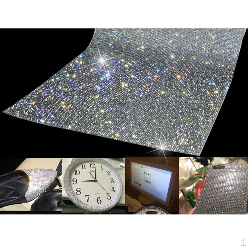 24x40cm Rhinestone Stickers Self Crystal Car Phone Decor silver
24x40cm Rhinestone Stickers Self Crystal Car Phone Decor silver