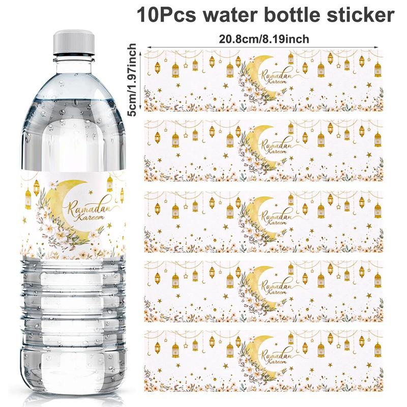 10pcs Eid Mubarak Bottle Wrapper Paper Sticker Ramadan Kareem Festival Party Decor Water Bottle Label Muslim Islamic Eid Al-fitr
10pcs Eid Mubarak Bottle Wrapper Paper Sticker Ramadan Kareem Festival Party Decor Water Bottle Label Muslim Islamic Eid Al-fitr