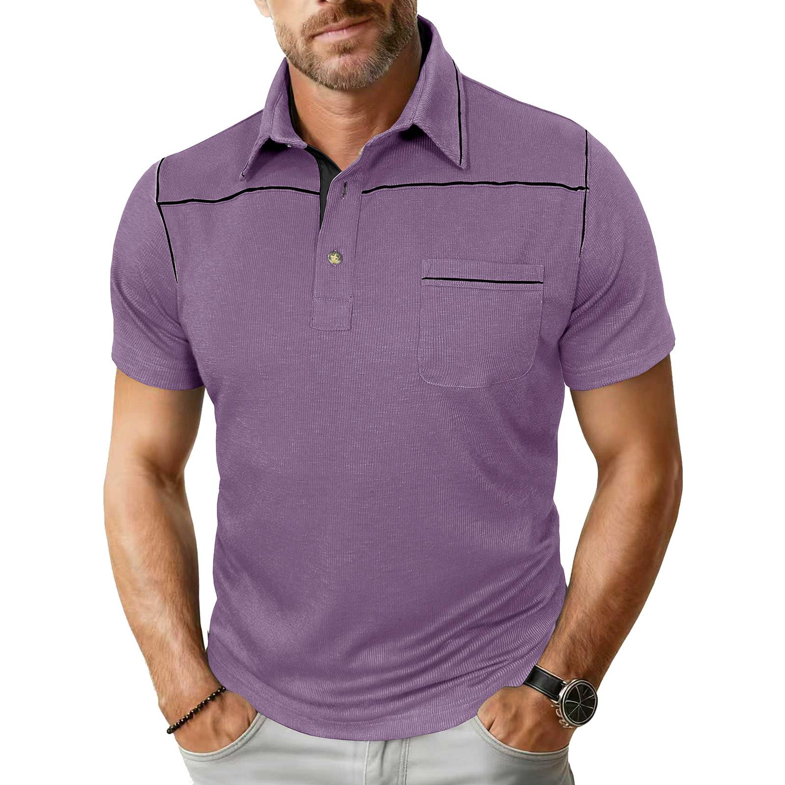 Men s Casual Solid-color Outdoor Sports Shirt, Men s Lapel Pocket Short-sleeved Top XL фіолетовий
Men s Casual Solid-color Outdoor Sports Shirt, Men s Lapel Pocket Short-sleeved Top XL фіолетовий