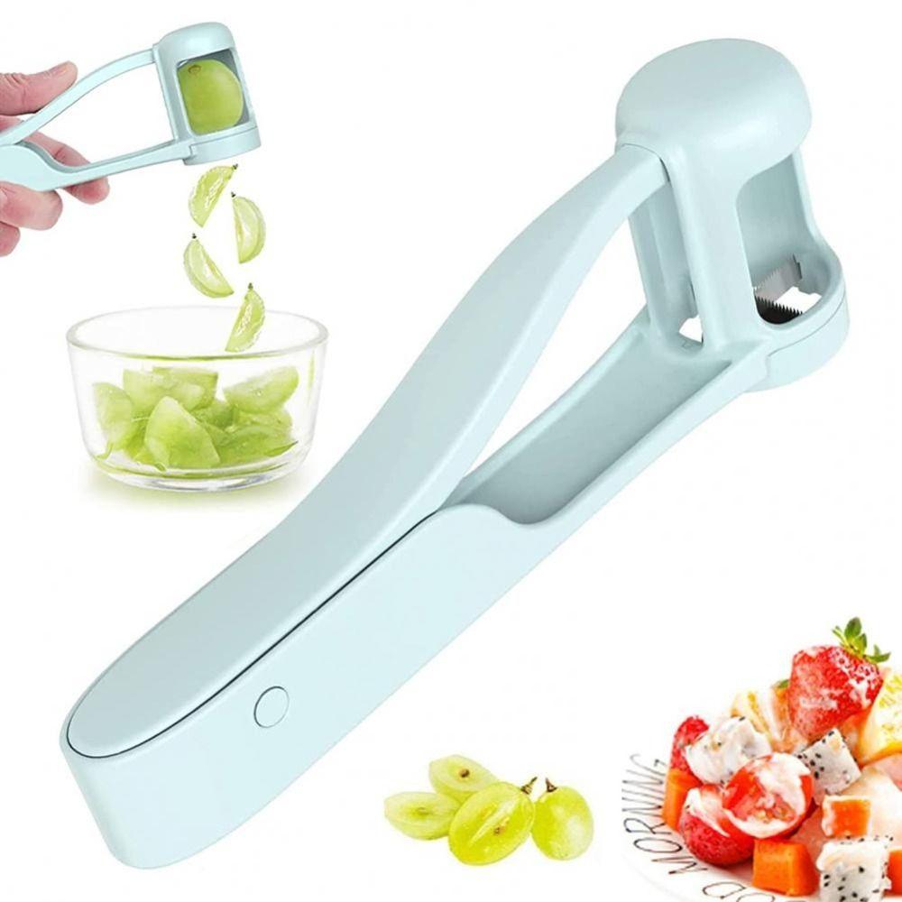 Safety Vegetable Slicer 4 Grids Grape Cherry Tomato Cutter Practical Strawberry Slicer Fruits світло-синій колір
Safety Vegetable Slicer 4 Grids Grape Cherry Tomato Cutter Practical Strawberry Slicer Fruits світло-синій колір