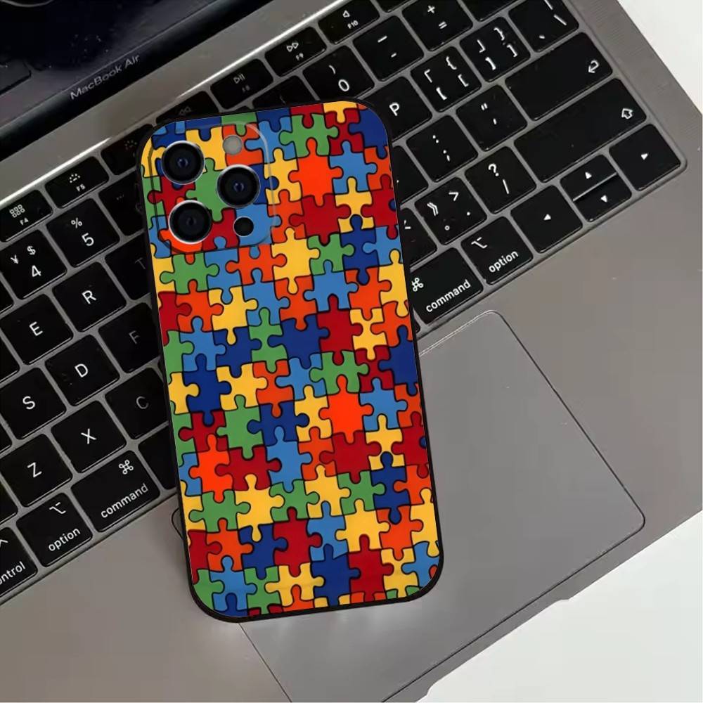 Puzzle Art Support Autism Phone Case For iPhone 17,16,15,14,13,12,11 Plus,Pro Max,XS,Soft Silicone Black Cover iPhone13PROMAX
Puzzle Art Support Autism Phone Case For iPhone 17,16,15,14,13,12,11 Plus,Pro Max,XS,Soft Silicone Black Cover iPhone13PROMAX