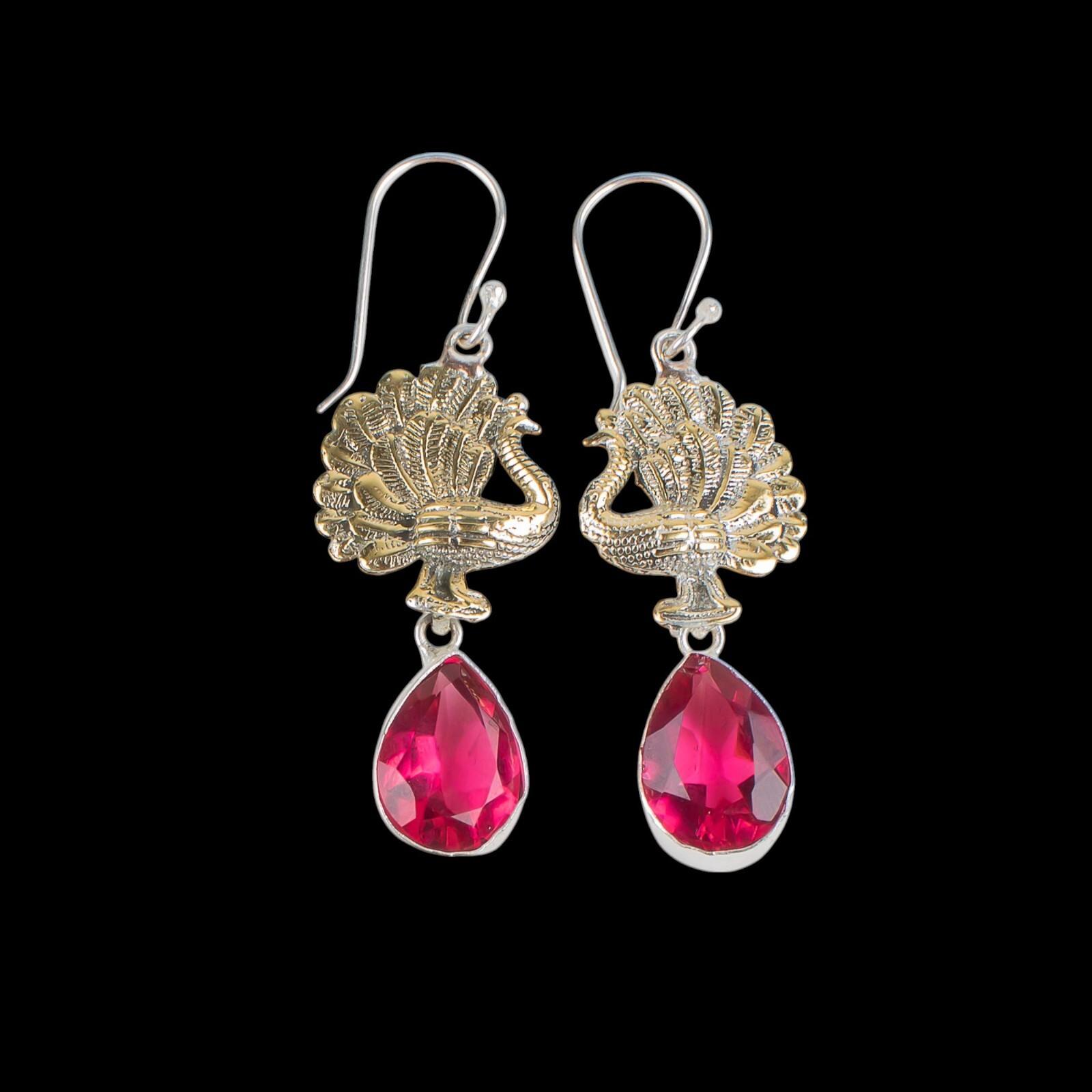 Pink Tourmaline Gemstone 925 Sterling Silver Jewelry Handcrafted Earrings 2.20 EE-44-18
Pink Tourmaline Gemstone 925 Sterling Silver Jewelry Handcrafted Earrings 2.20 EE-44-18