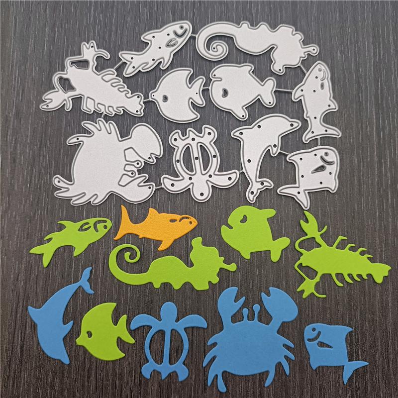 Морские животные Черепаха Рыба Металлическая резка Dies For DIY Scrapbook Cutting Die Paper Cards Тисненые декоративные ремесла Die Cut
Морские животные Черепаха Рыба Металлическая резка Dies For DIY Scrapbook Cutting Die Paper Cards Тисненые декоративные ремесла Die Cut
