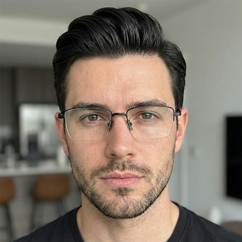 LUXEYE Luxury Glasses Geek Chic Rimless Horn-Rimmed Glasses Frame AL8157 Single product
LUXEYE Luxury Glasses Geek Chic Rimless Horn-Rimmed Glasses Frame AL8157 Single product