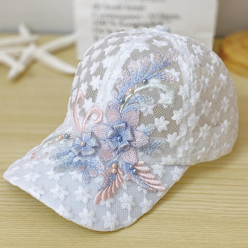 1PC summer thin lace cap women s embroidery flower mesh breathable baseball cap Korean version trendy sunscreen visor hat adjustable
1PC summer thin lace cap women s embroidery flower mesh breathable baseball cap Korean version trendy sunscreen visor hat adjustable