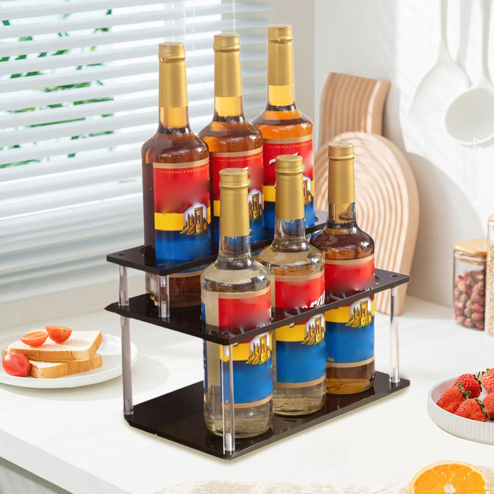 Подставка для бутылок кофейного сиропа, витрина для вина, устойчивый, изящный, современный держатель для бутылок с напитками, для приправ
Подставка для бутылок кофейного сиропа, витрина для вина, устойчивый, изящный, современный держатель для бутылок с напитками, для приправ