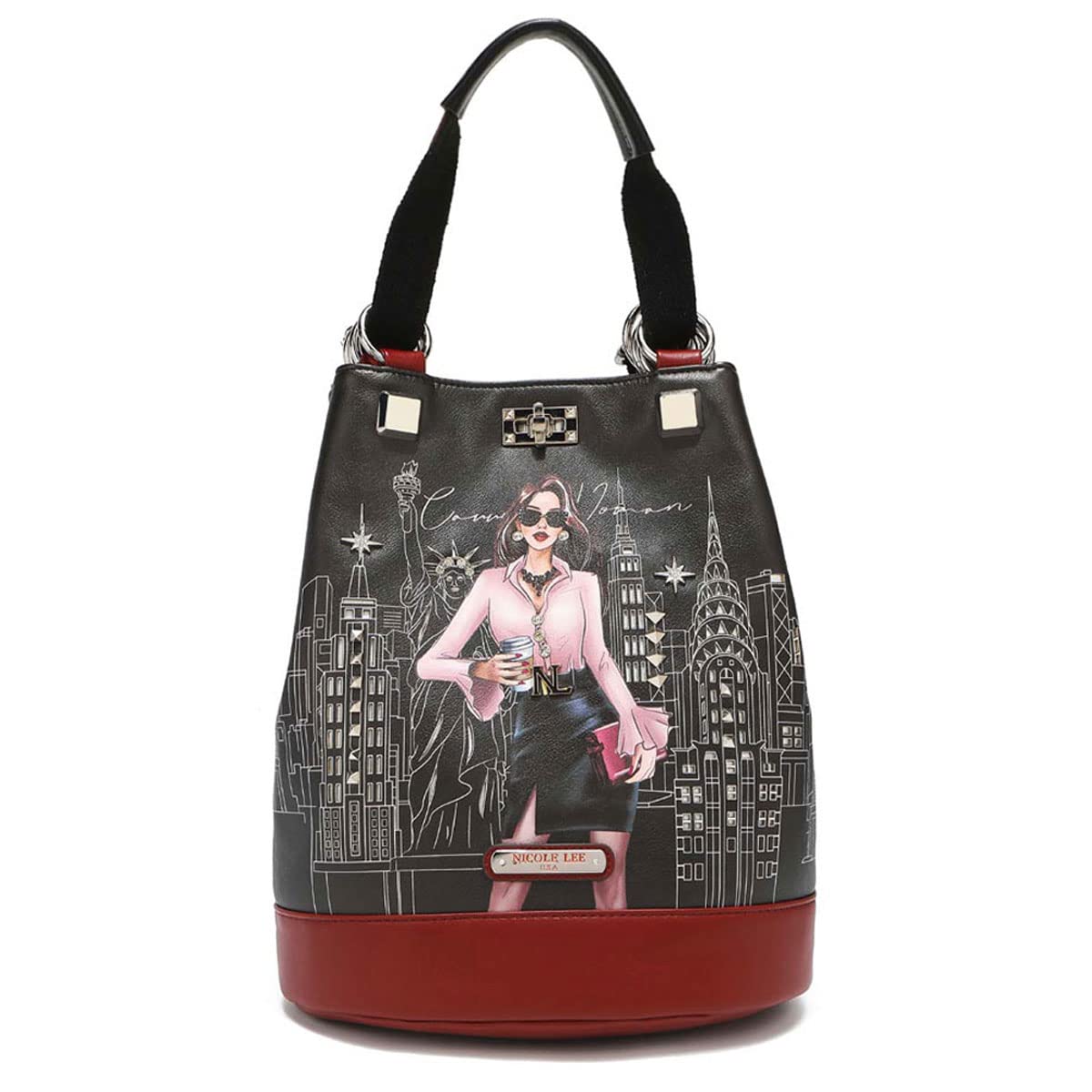 NICOLE LEE PRT16289 Classic Backpack Vegan Leather Vegan Nicole Lee Gray Brown SDGs Sustainable Girl Print Antique Shoulder Bag Light Lightweight
NICOLE LEE PRT16289 Classic Backpack Vegan Leather Vegan Nicole Lee Gray Brown SDGs Sustainable Girl Print Antique Shoulder Bag Light Lightweight