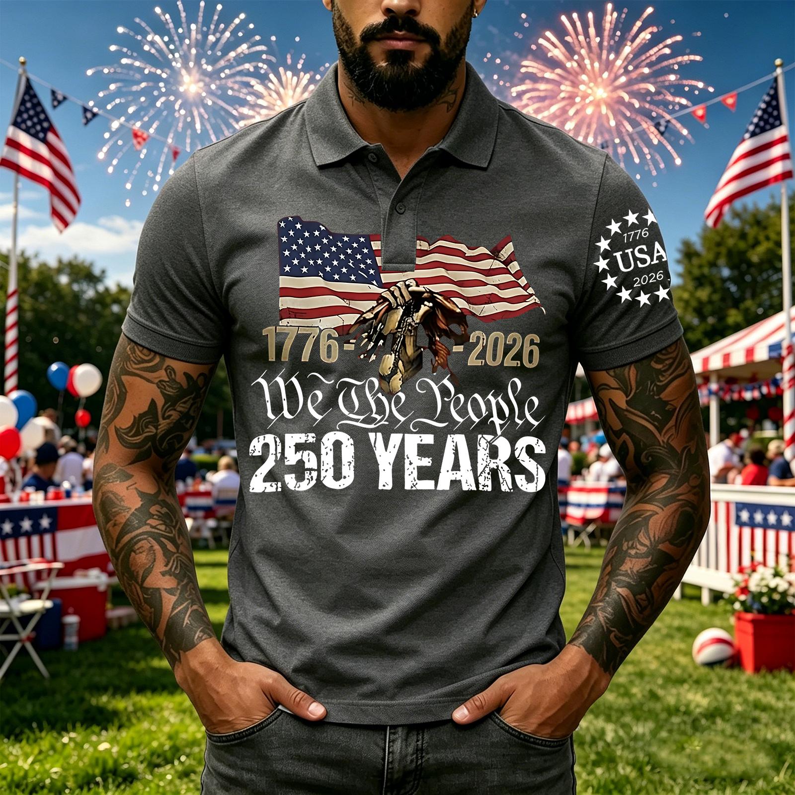 Men s Casual Short Sleeve Polo Shirt Independence Day Graphic Print Lightweight Breathable Fabric Classic Fit L
Men s Casual Short Sleeve Polo Shirt Independence Day Graphic Print Lightweight Breathable Fabric Classic Fit L