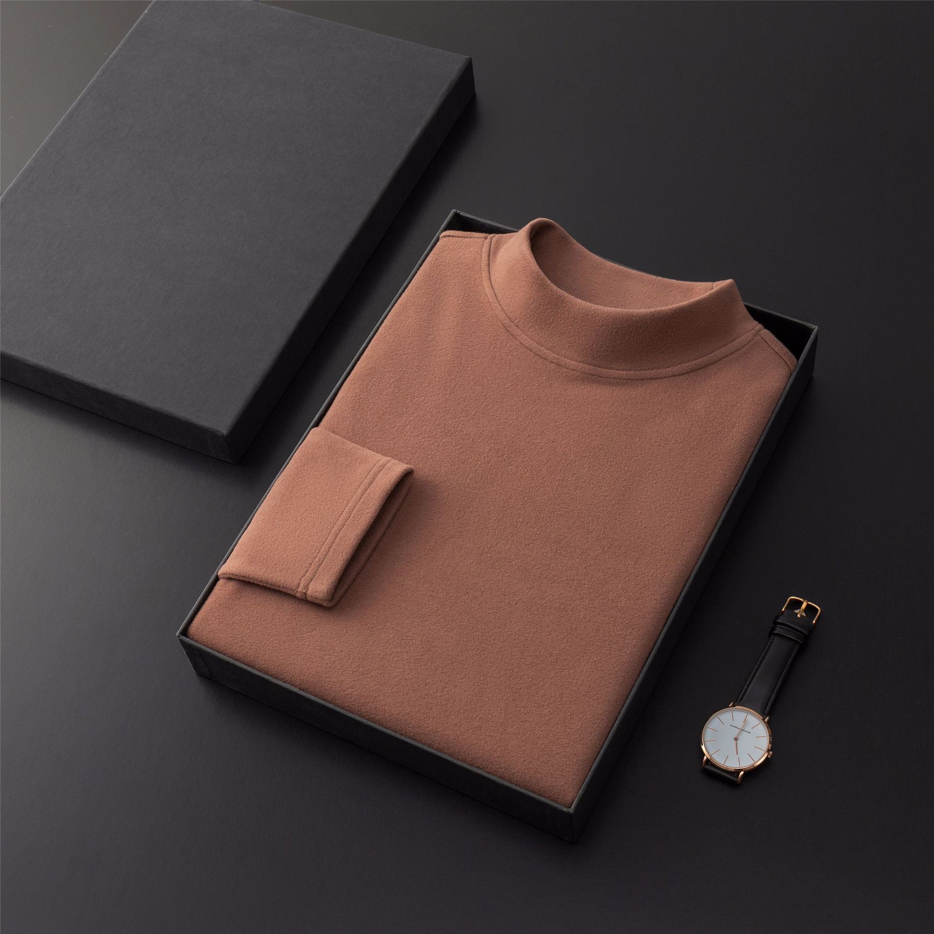 Осенняя полуводолазка, нижняя рубашка, мужской свитер, мужская однотонная футболка с длинными рукавами XL
Осенняя полуводолазка, нижняя рубашка, мужской свитер, мужская однотонная футболка с длинными рукавами XL