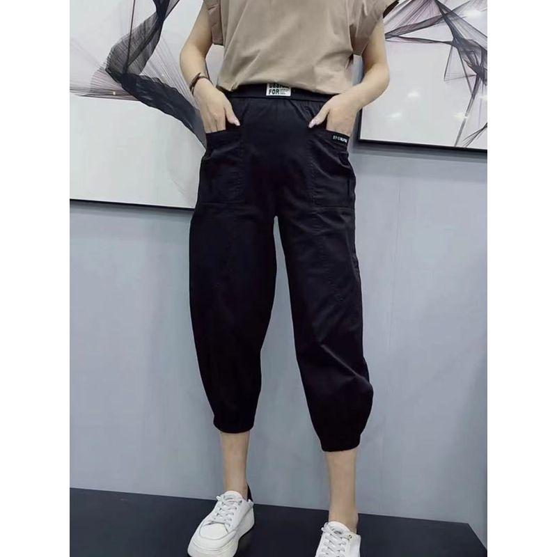 Summer New Arrival Thin Cotton Cropped Pants Women s 2025 K-style Autumn Slimming Harem Pants High Waist All-Matching Bloomers Fashion Black XL
Summer New Arrival Thin Cotton Cropped Pants Women s 2025 K-style Autumn Slimming Harem Pants High Waist All-Matching Bloomers Fashion Black XL