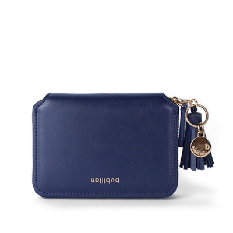 Mini Zipper Leather Wallet - Navy
Mini Zipper Leather Wallet - Navy