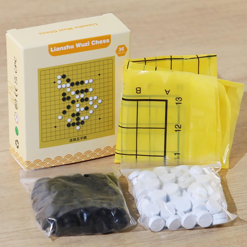 Enlightenment Gomoku Beginner Puzzle: Interactive Parent-Child Wooden Table Game for Kids
Enlightenment Gomoku Beginner Puzzle: Interactive Parent-Child Wooden Table Game for Kids