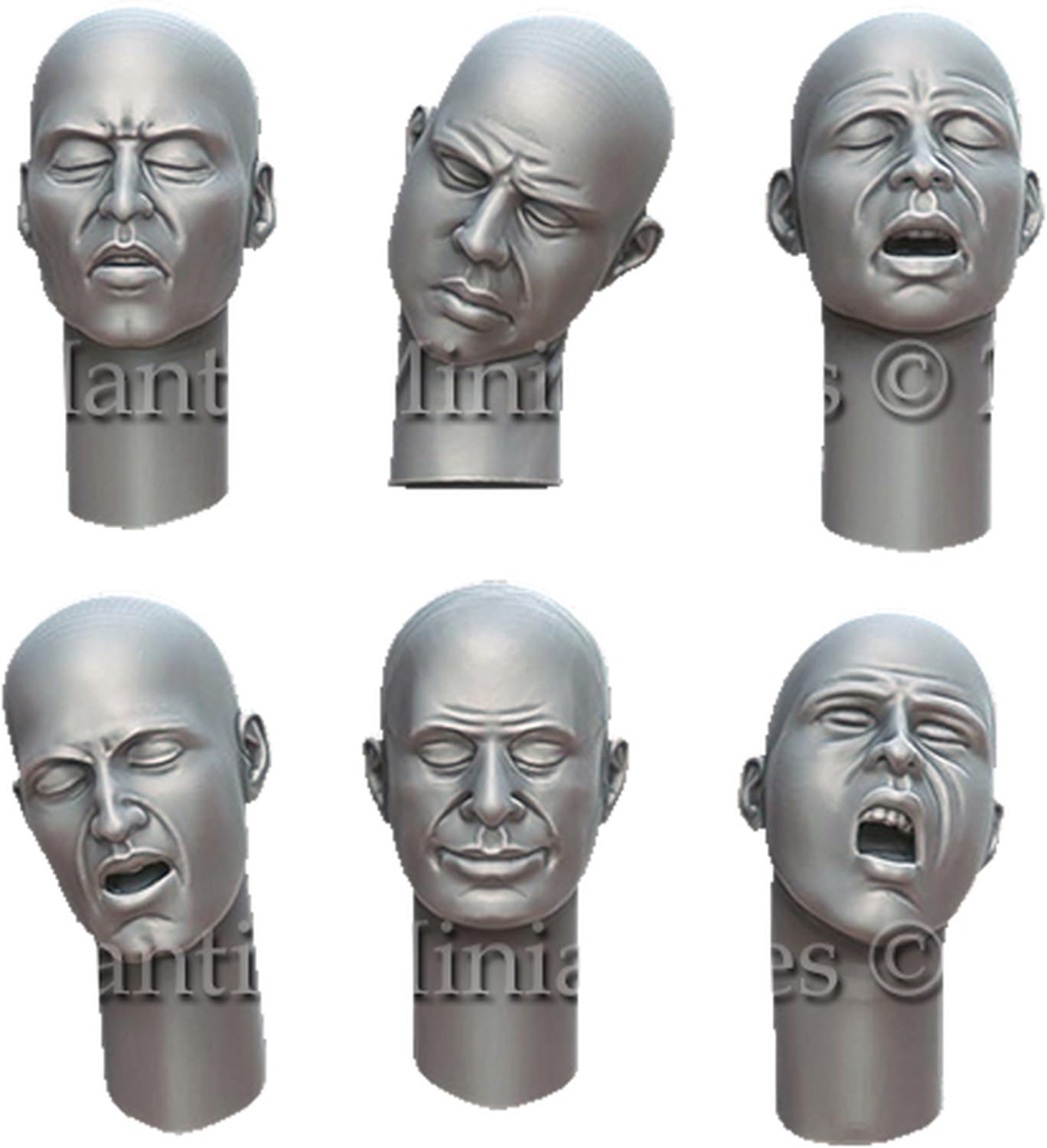 Mantis Miniature General Purpose Headset 7 Sleeping Expression 6 Types 2 Sizes 12 Pieces Resin Kit MAC51 1/35
Mantis Miniature General Purpose Headset 7 Sleeping Expression 6 Types 2 Sizes 12 Pieces Resin Kit MAC51 1/35
