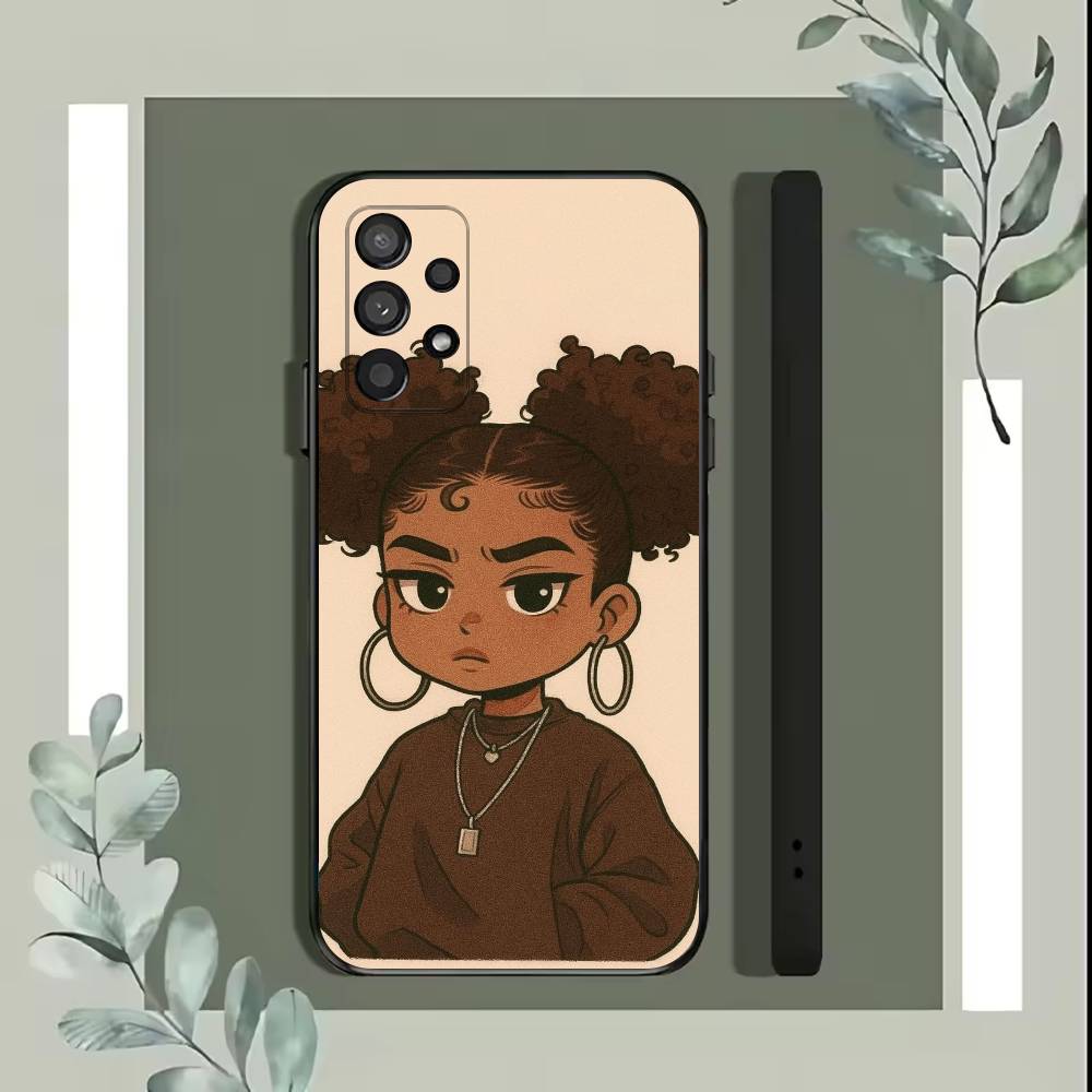 Afro Black Girls Cartoon Phone Case For Samsung S25,S24,S21,S22,S23,S30,Ultra,S20,Plus,Fe,Lite,5G Black Cover Samsung S225G
Afro Black Girls Cartoon Phone Case For Samsung S25,S24,S21,S22,S23,S30,Ultra,S20,Plus,Fe,Lite,5G Black Cover Samsung S225G